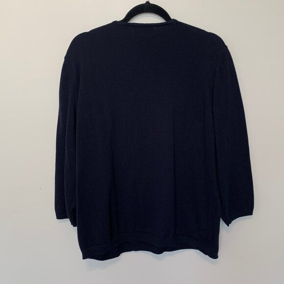 ALFRED DUNNER SCOOP NECK 3/4 SLEEVE SWEATER SIZE 2X - Picture 4 of 4